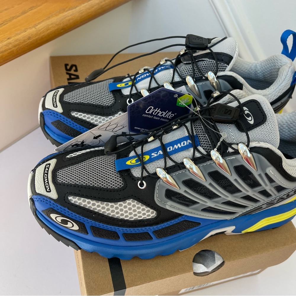 NWT Salomon ACS Pro Unisex Hiking Sport style Shoes in Lapis Blue / Buttercup - Picture 8 of 16